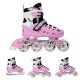 NH10905 4in1 PINK SIZE S(31-34) INLINE/ICE-SKATES NILS EXTREME