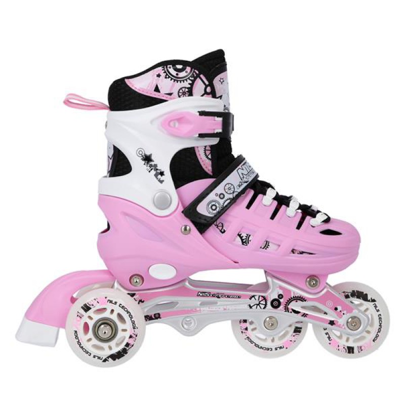 NH10905 4in1 PINK SIZE M(35-38) INLINE/ICE-SKATES NILS EXTREME