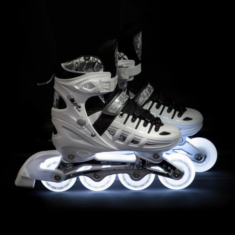 NH10905 4in1 LED SIZE S(31-34) INLINE/ICE-SKATES NILS EXTREME