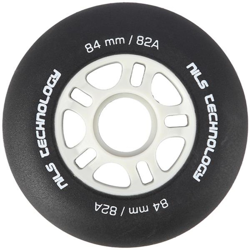 PU 84 x 24 BLACK MAT 82A WHEELS 4 PCS. NILS EXTREME