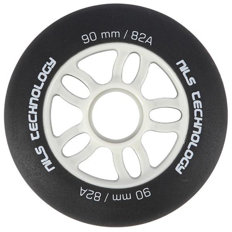 PU 90 x 24 BLACK MAT 82A WHEELS 4 PCS. NILS EXTREME