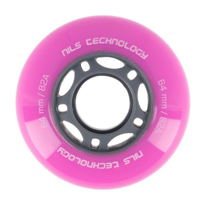 PU 64x24 82A PINK WHEELS (4 pcs) NILS EXTREME