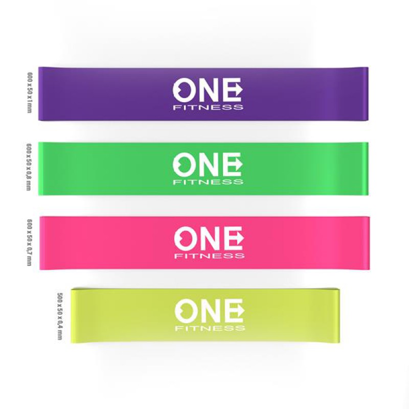 PBF EXERCISE BAND SET 04 ONE FITNESS