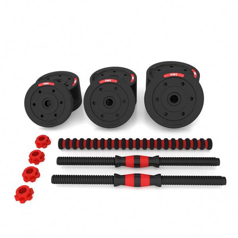 SGP20 COMPOSITE BARBELL AND DUMBBELLS SET 20 KG HMS