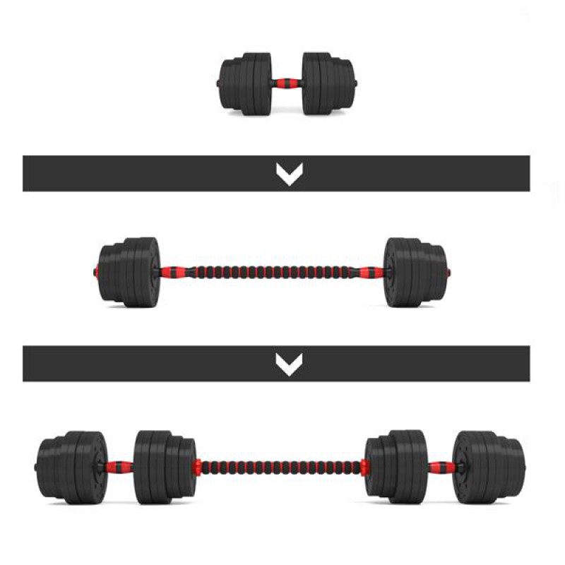 SGP40 COMPOSITE BARBELL AND DUMBBELLS SET 40 KG HMS