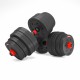 SGP40 COMPOSITE BARBELL AND DUMBBELLS SET 40 KG HMS