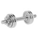 STC15 CHROME DUMBBELL SET IN SUITCASE 15KG HMS