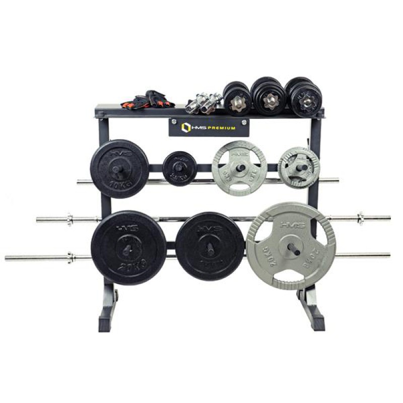 STR12 DUMBBELL AND BARBELL RACK HMS PREMIUM