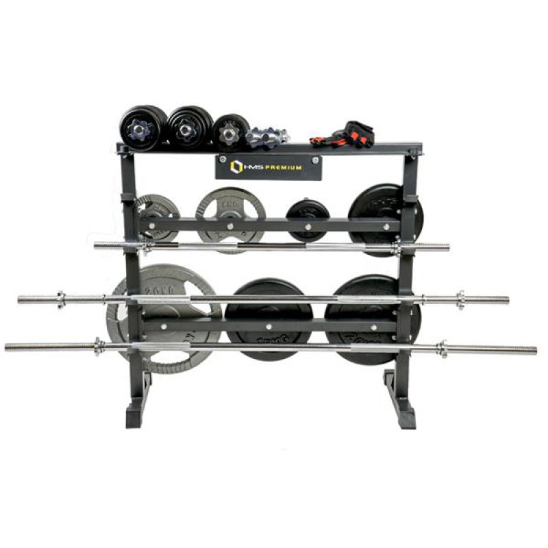 STR12 DUMBBELL AND BARBELL RACK HMS PREMIUM