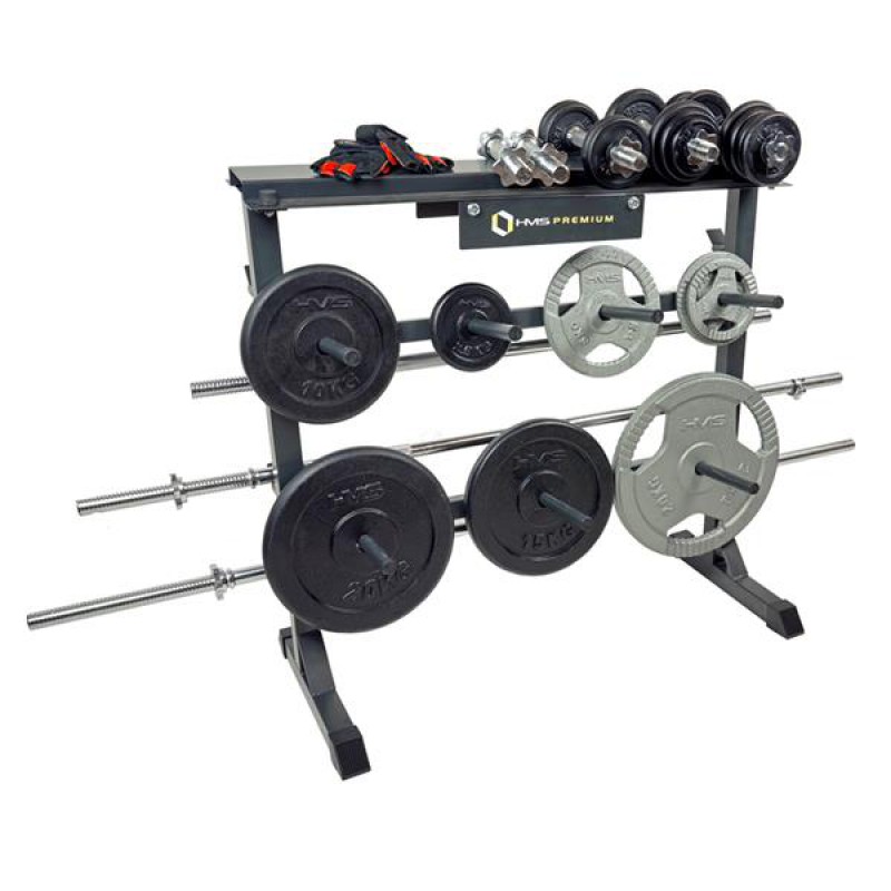 STR12 DUMBBELL AND BARBELL RACK HMS PREMIUM