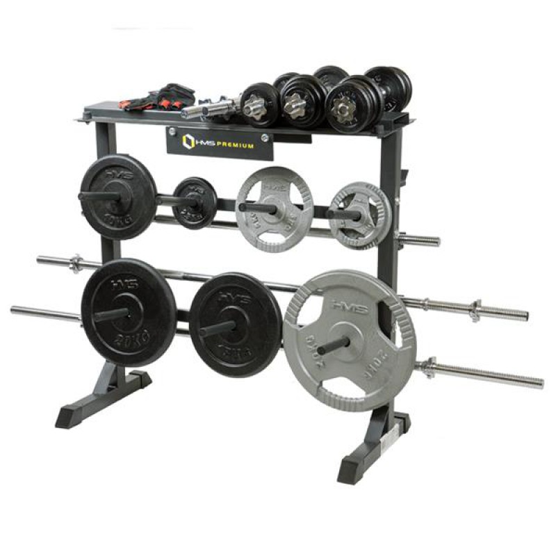 STR12 DUMBBELL AND BARBELL RACK HMS PREMIUM