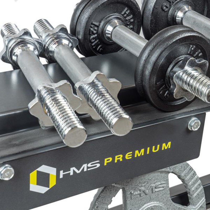 STR12 DUMBBELL AND BARBELL RACK HMS PREMIUM