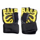 RST01 SIZE M MEN'S FITNESS GLOVES HMS (black - yellow)