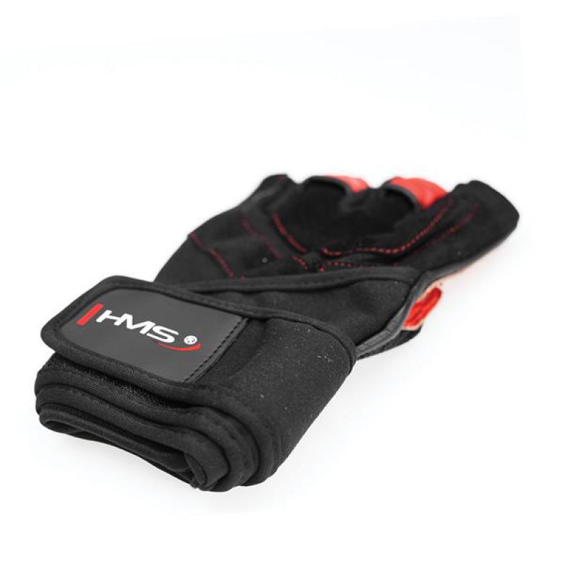 RST01 SIZE XL MEN'S FITNESS GLOVES HMS (black - red)