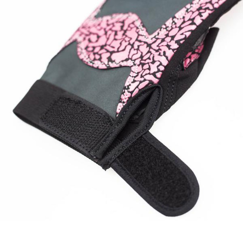 RST03 SIZE L LADY FITNESS GLOVES HMS (pink - gray)