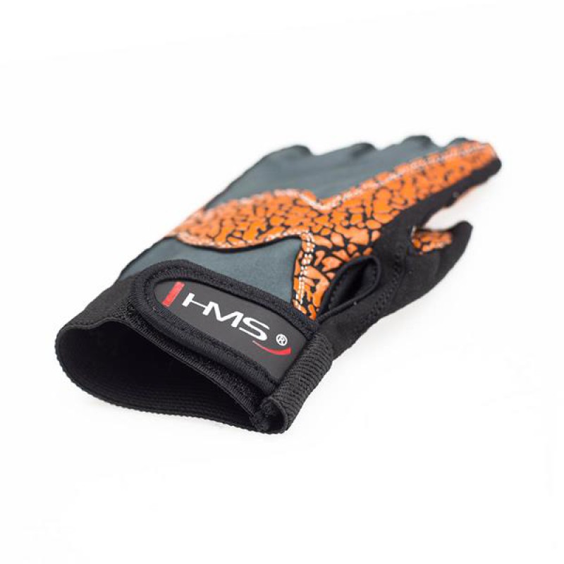 RST03 SIZE S LADY FITNESS GLOVES HMS (orange - gray)