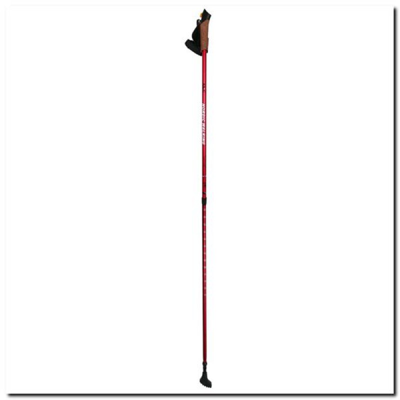 NW607 RED NORDIC WALKING POLES NILS