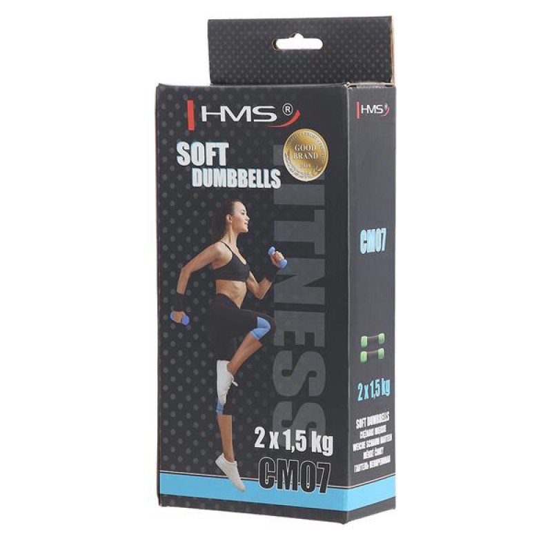 CM07 SOFT DUMBBELLS 2 x 1.5 KG HMS