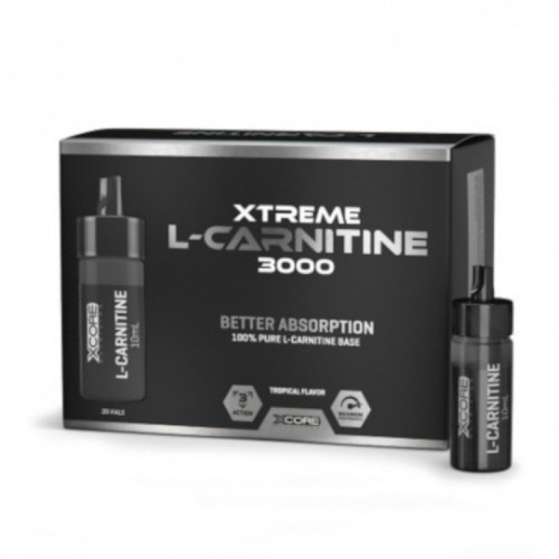Xcore Xtreme L-Carnitine 3000 20x10ml.