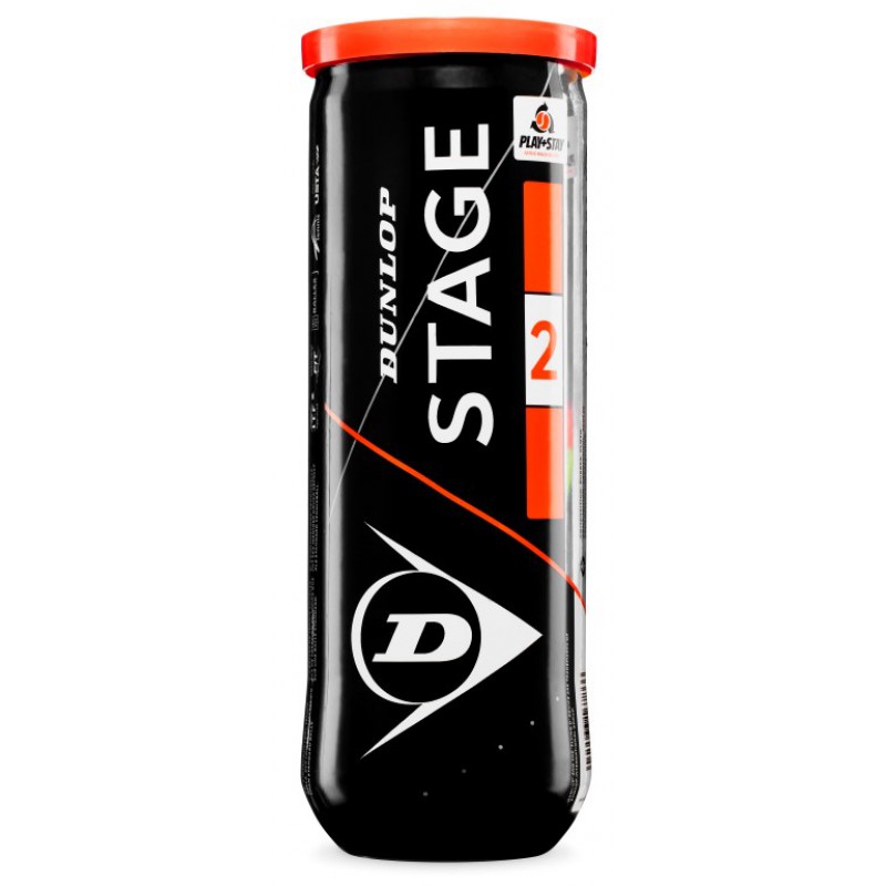 Teniso kamuoliukai Dunlop STAGE 2 ORANGE 3-tube ITF