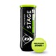 Teniso kamuoliukai Dunlop STAGE 1 GREEN 3-tube ITF