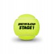 Teniso kamuoliukai Dunlop STAGE 1 GREEN 3-tube ITF