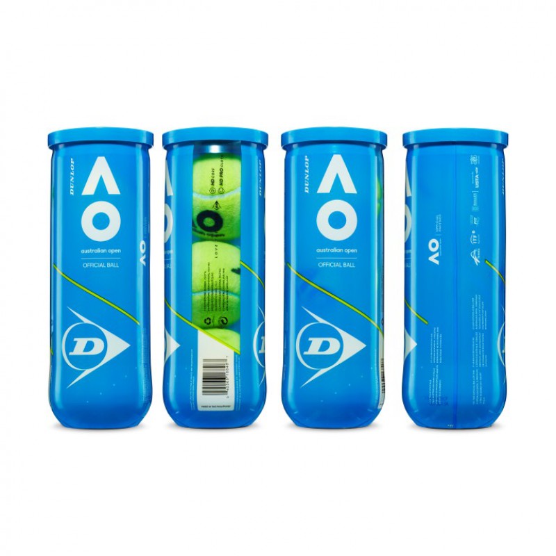 Teniso kamuoliukai Dunlop AUSTRALIAN OPEN 3-tube ITF